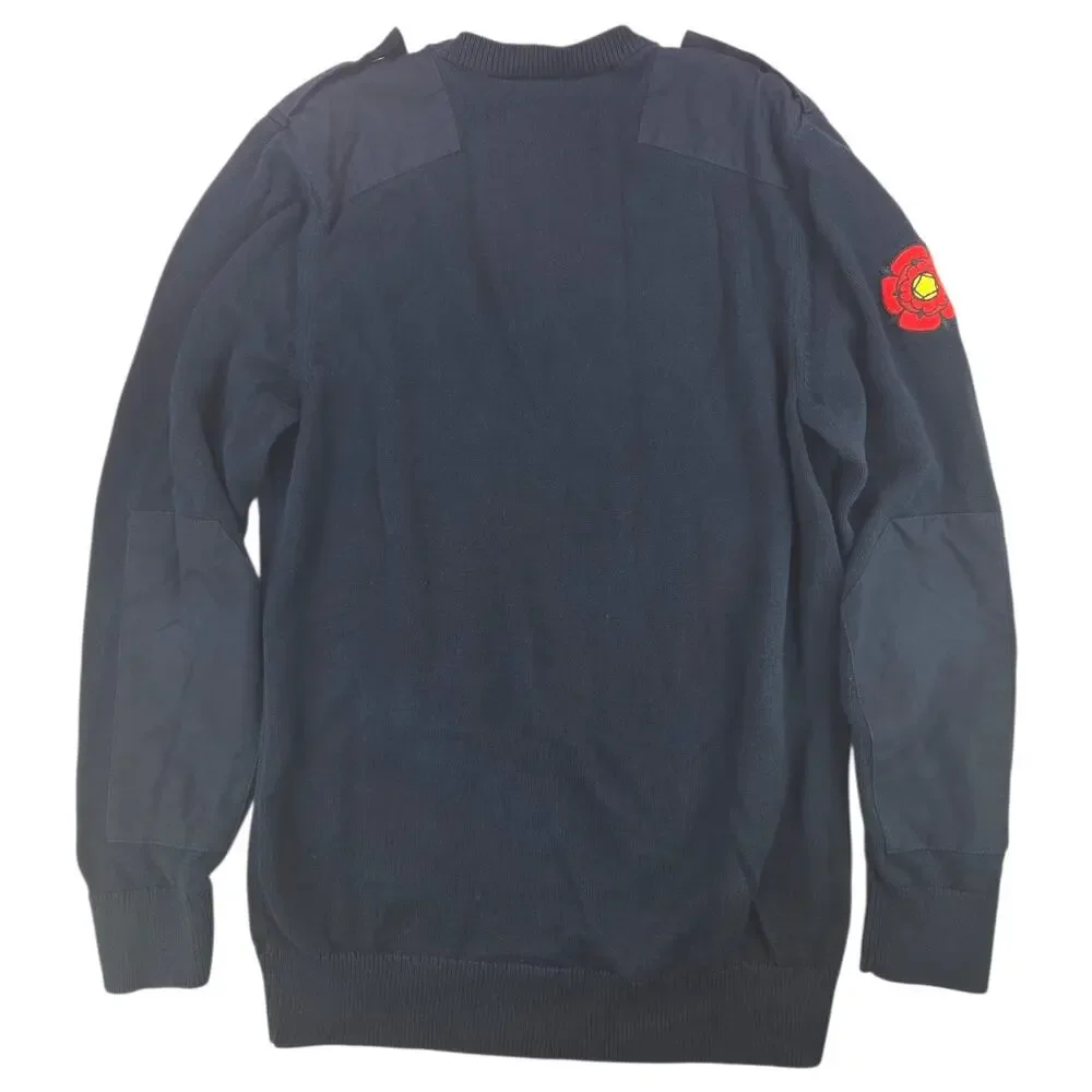 Nike SB | Navy Blue XLM Rose Embroidered Sweater | Size Large